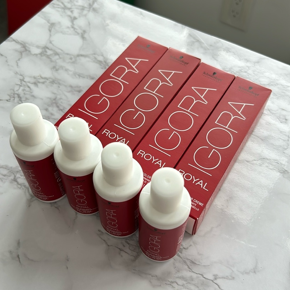 Brand new Schwarzkopf permanent color cremes